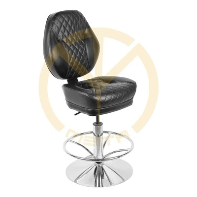 Chaise de jeu de casino personnalisée de couleur noire