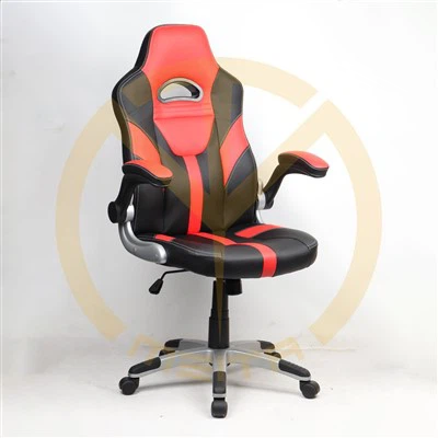 Chaise de bureau de jeu avec lumières et haut-parleurs